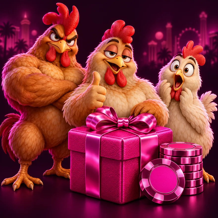 Gift box and chips — Lucky Hills