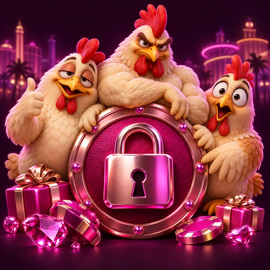 Padlock emblem — Lucky Hills