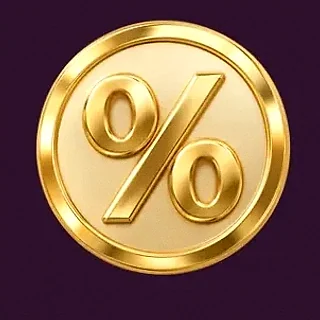 Gold percent coin — Lucky Hills