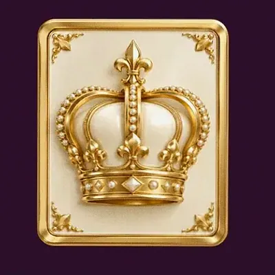 Crown emblem card — Lucky Hills
