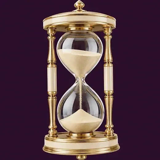 Ornate hourglass — Lucky Hills