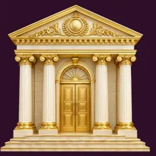 Classical bank building — Lucky Hills